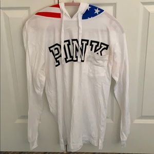 A white 4th of July pull over